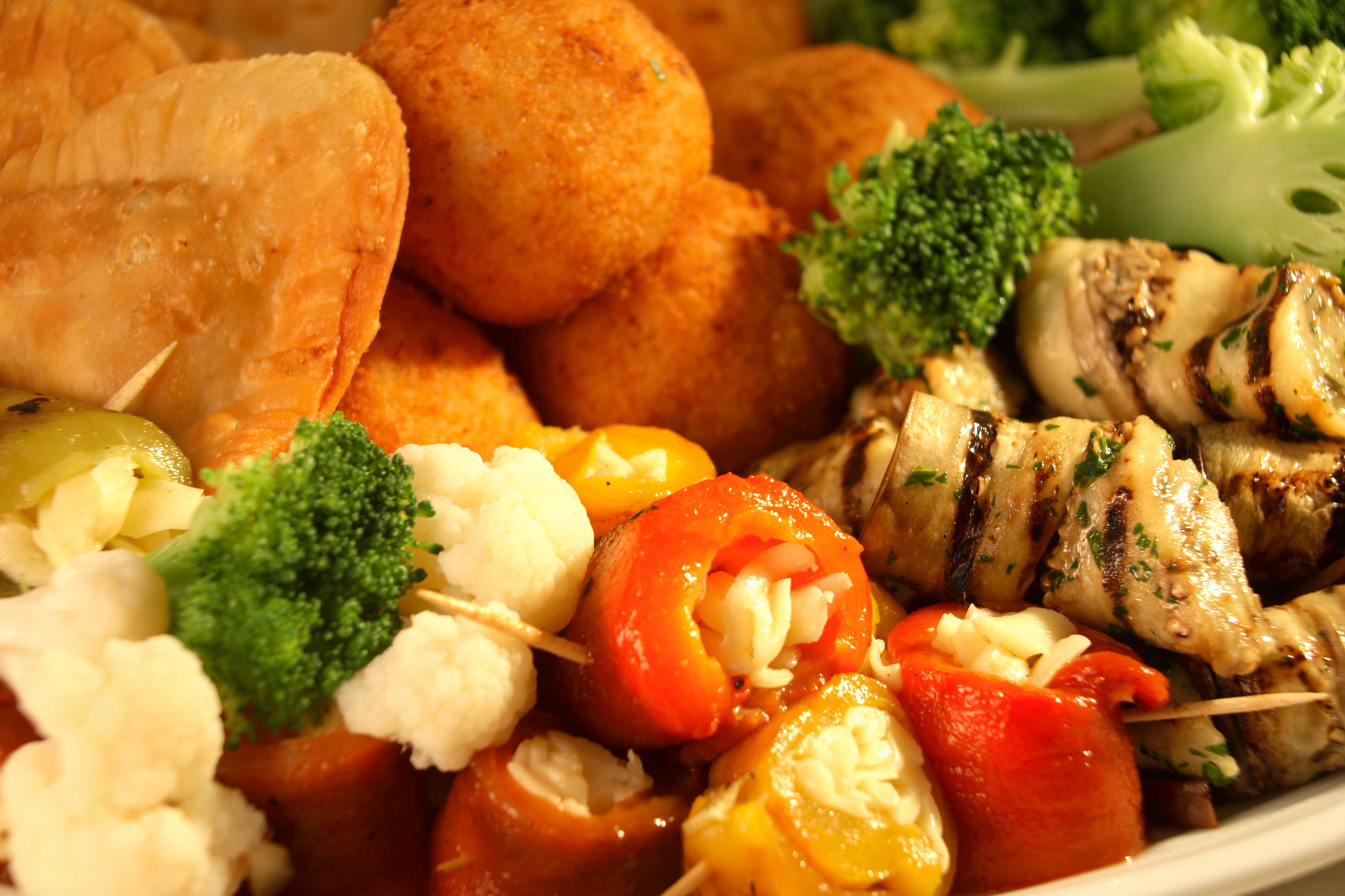 Vegetarian Platter Cooked